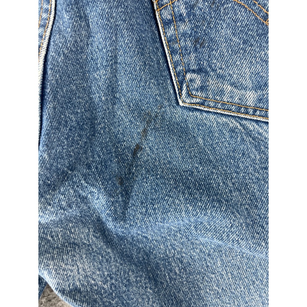 Vintage 90s Levis 505 Red Tab Jeans Mens 34x32 Blue Med Wash Straight Denim USA - Picture 4 of 12